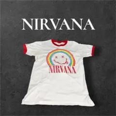 NIRVANA ニルバーナ 半袖Tシャツ バンド リンガーT 白 S 221 - メルカリ