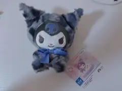 サンリオ クロミ アニマルフードぬいぐるみ 豹柄 青 ブルー