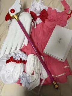 カードキャプターさくら 着せ替えぬいぐるみ 20cm 赤いドレスセット　骨あり カードキャプターさくら 着せ替えぬいぐるみ 20cm 赤いドレスセット 骨
