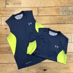 UNDER ARMOUR ドライシャツ ノースリーブ 2点セット メンズ L