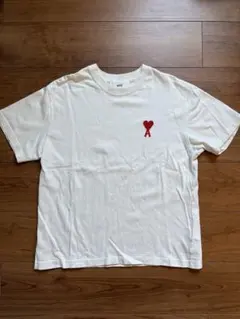 amiparis ハートとAの刺繍入り 白Tシャツ - メルカリ