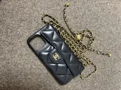CHANEL チェーン付き iPhoneケース マトラッセのサムネイル