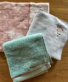 Francfrancタオルハンカチセット 今治タオルドット柄