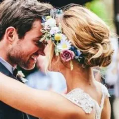 ウェディング 結婚式 パーティー 花冠 頭飾り コサージュ