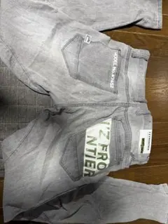 アイズフロンティア　グレー デニム ワークパンツ W76