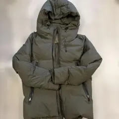 INHERIT カーキ ダウンジャケット