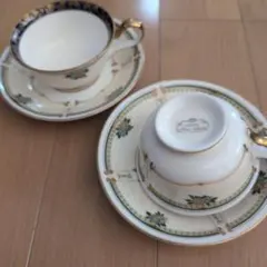 HOYA 花柄ティーカップとソーサーセット