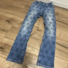 Ｆ.Okids星柄デニムパンツ 140サイズ