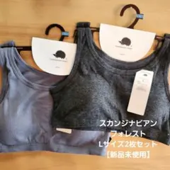 【新品タグ付き】スカンジナビアンフォレスト★ブラトップ Lサイズ2枚