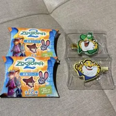 ズートピア２　前髪クリップ　クロウハウザー２個セット