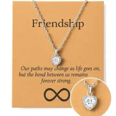 スウィングネックレス　シルバー　ジルコニア　上品　女性らしい　韓国風