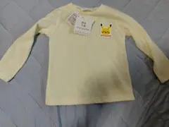 新品　キッズ　monpok ポケモン 長袖Tシャツ ピカチュウ　100センチ