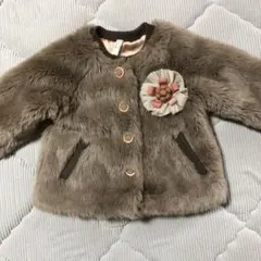 サニーランドスケープ120 コサージュ付き　ファーコート