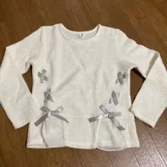 a.v.v ホワイト 長袖カットソー 130サイズ