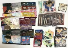 名探偵コナン　グッズまとめ売り　カード　缶バッジ　ステッカー