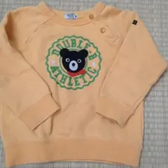 DOUBLE.B ミキハウス ダブルビー 90㎝ トレーナー 黄色