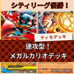 【シティリーグ優勝！】エースバーン型メガルカリオデッキ