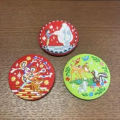 ディズニー刺繍缶バッジ 3個セット