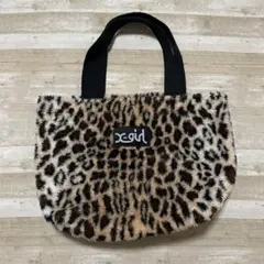 x-girl ヒョウ柄ファートートバッグ 付録