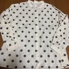 水玉模様 フリーサイズ シャツ