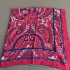 LUCIANO SOPRANI ペイズリー柄 スクエア　ストール