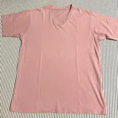 9月末まで最終価格　ユニクロ　メンズ　Tシャツ 薄ピンク　Mサイズ