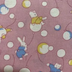 希少　レア USAコットン Chanteclaire 風船アニマル柄