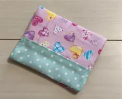 移動ポケット 女の子 ハンドメイド　ハート柄