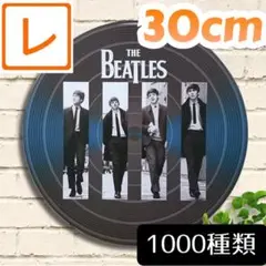 デザイン看板】ビートルズ r★ポスター絵ブリキ看板グッズ雑貨ジョンレノン丸型