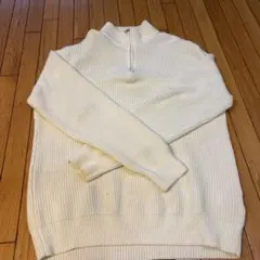 ハーフジップセーター ニット