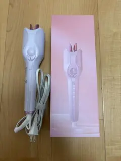オートカールヘアアイロン ピンク　箱付き