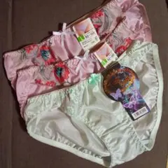 Lサイズ 花柄刺繍ショーツ 3枚セット