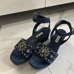 本日SALE！Miu Miu デニム サンダル 37