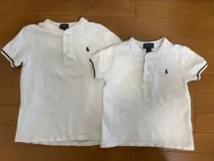POLO RALPH LAUREN 襟なしポロシャツ 2枚セット