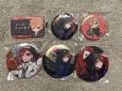 未開封3点セット】ツイステ エース ラメキラスクエア缶バッジ 式典服