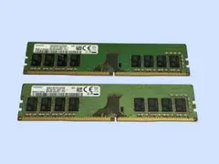 S0858 SAMSUNG DDR4 8GB X2枚 計16GB S0858 SAMSUNG DDR4 8GB X2枚 計16GB - メルカリ