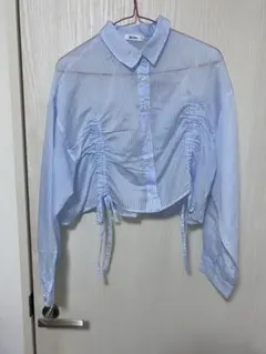✨美品✨【ナイスクラップ】ストライプシアーシャツ