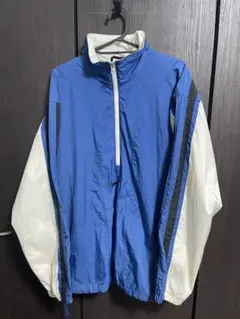 【希少】NIKE ナイキ 90S ハーフジップ　ナイロンジャケット　M 刺繍