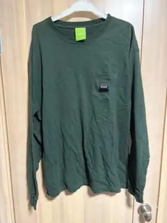 HUF 長袖 ポケット付き カットソー グリーンのサムネイル
