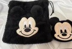 サンキューマート　ミッキーマウス　巾着・コインケースセット