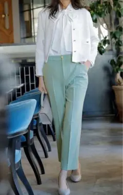 anysisセミフレアテーパードパンツ サイズXL