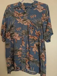 roshell 花柄 半袖アロハシャツ Lのサムネイル