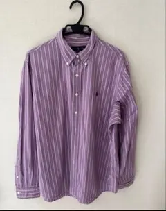 POLO ストライプ 長袖シャツ