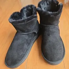 AZUL by moussy ブラック ムートンブーツ　アズール