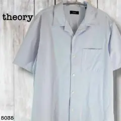 Theory 半袖シャツ ライトブルー M 5035のサムネイル