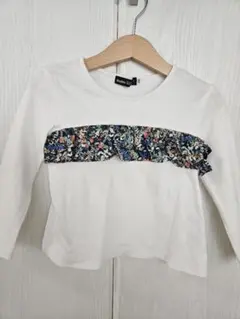 べべ　BeBe　Tシャツ　長袖　春服　秋服　女の子　花柄　100のサムネイル