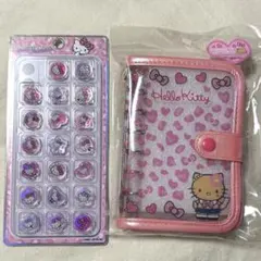 ハローキティ　おはじきシール　シールバインダー シール帳