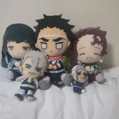 鬼滅の刃 ぬいぐるみ 5体セット