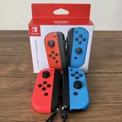 【美品】 任天堂 Joy-Con (L) ネオンレッド/ (R) ネオンブルー