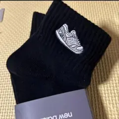 New Balance ブラックソックス 23-25cm 3足組